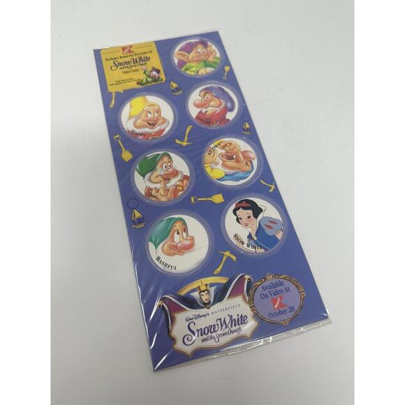 Snow White And The Seven Dwarfs VHS 1994 Masterpiece Collection - 1524 - Picture 8 of 11